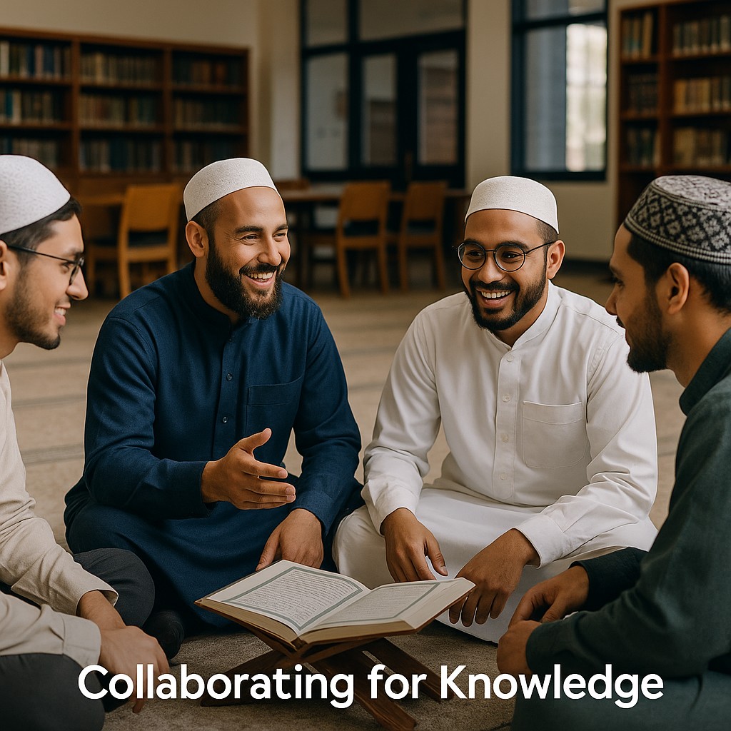 Students collaborating